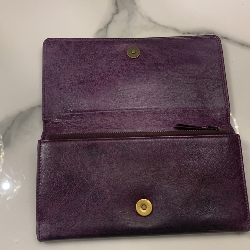 Balenciaga purple city wallet - Picture 6 of 15